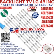 Backlight Tv Led Lg 49 Inc 49Lf550 A 49Lb550 A 49Lf 49Lb 550 6V 9K