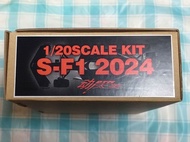 橫浜HF限定1/20 Ferrari F1 2024 手辦模型配MFH安全帶set
