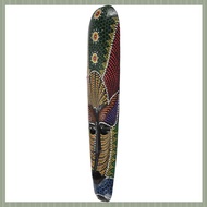 Wooden Mask Wall Hanging Solid Wood Carving Painted Wall Decor Bar Home Decorations African Totem Ma