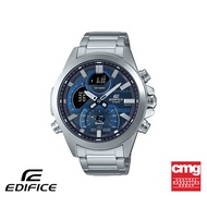 CASIO นาฬิกาข้อมือผู้ชาย EDIFICE รุ่น ECB-30D-2ADF วัสดุสเตนเลสสตีล สีน้ำเงิน