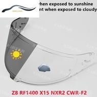 XF Photochromic Visor for SHOEI RF1400 RF-1400 NXR2 CWR-F2 Z8 CWR-F2R X15 X-15 X-Fifteen X-SPR Pro A