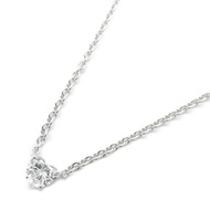 CARTIER 18K白金Love Heart Diamond Necklace鑽石項鍊