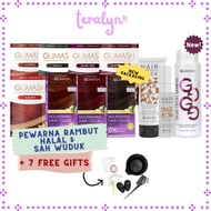 [Ready stock] GUMASH Hair Color Halal & Wudhu' Friendly | Color Expert Shampoo | Mask | Serum