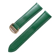 Wscebck Watch Band for Cartier Tank Solo Men Lady Deployant Clasp Watch Strap Genuine Leather Soft W