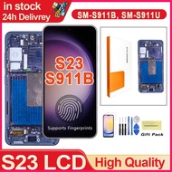 100%Tested OLED LCD For Samsung S23 LCD S911 S911B S911U Display Touch Screen Digitizer For Samsung 