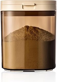 Tourdeus Travel Formula Dispenser, 1200ml Portable Milk Powder Container Formula Holder, Flip Top Fo