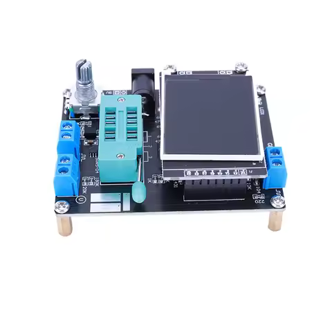 GM328 Transistor Tester Diode Capacitance Inductance ESR Meter Type-C Charge GM328A Square Wave Gene