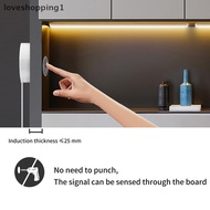 loveshopping1 LED Dimmable Touch Sensing Hidden Sweep Dimmer Sensor Penetrating Switch 12V-24V Wood 