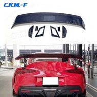 Carbon Fiber Car Accessories Rear Trunk Boot Spoiler FRP Prime Lip Wings For Toyota Supra GR A90 A91