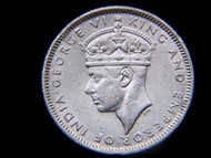 British Hong Kong - 1938年英屬香港一毫鎳幣(英皇佐治六世像, 大頭, 戰前最後一批)