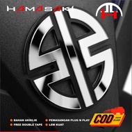 1pcs KAWASAKI H2R EMBLEM KAWASAKI H2R LOGO NOT KAWASAKI H2R STICKER OR STICKER MOTORCYCLE ACCESSORIE