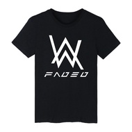 GuchenCX's Shop Electronic Music dj Allen walker Men's Short-Sleeved t-Shirt alan walker Cotton Coup