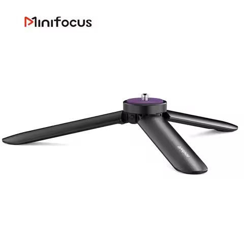 Metal Mini Tripod Desktop Tabletop Stand Tripod for DJI Zhiyun Gimbal Handle Grip Stabilizer Monopod