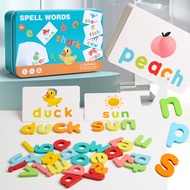 Children English Card English Letter Enlightenment Spelling Words Parent-Child Interaction Tabletop 