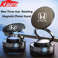 Honda Civic Car Suction Cup Phone Mount Magnetic 360°Adjustable Vacuum Suction Phone Holder For Civi