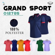 เสื้อโปโลหญิงสีล้วน GRAND SPORT GRANDSPORT แกรนด์สปอร์ต แกรนด์ สปอร์ต รุ่น 012785 12-785 S1 แท้100%