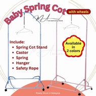 Ready Stocks  Buai Baby Buaian Baby Buaian Bayi Baby Spring Cot Cradle Rangka Buai Bayi Rangka Buai 