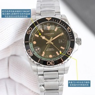 Langqin GMT Wristwatch Shocking Coming Matching Green, Black, Blue Dial Color Selection Case Made of