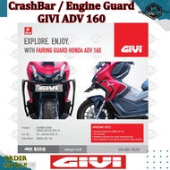 CrashBar GIVI ADV 160 Body Protector Honda ADV 160 Tubular Crash Bar Engine Guard GIVI TN ADV160 Ser