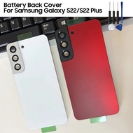 Glass Housing Back Cover Cases For SAMSUNG Galaxy S22Plus S22+ S22 Phone Rear Battery Door Phone Cov