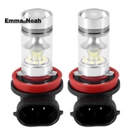 2X H8 H11 H16 6000K White 100W High Power LED Fog Light Driving Bulb DRL
