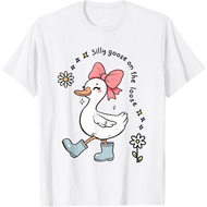 Funny Silly Goose On The Loose Silly Goose T-Shirt