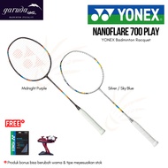 Yonex NANOFLARE 700 PLAY / NF 700 PLAY Midnight Purple / NF 700 PLAY Silver / Sky Blue BADMINTON RAC
