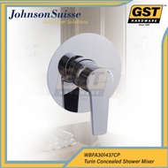 Johnson Suisse Turin Concealed Shower Mixer Bathroom Shower Faucet Stopcock Valve