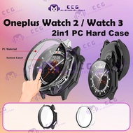 Oneplus Watch Case Watch 3 / Watch 2 2in1 PC Hard Protector Casing / Oneplus Watch3 Watch2 Screen Pr
