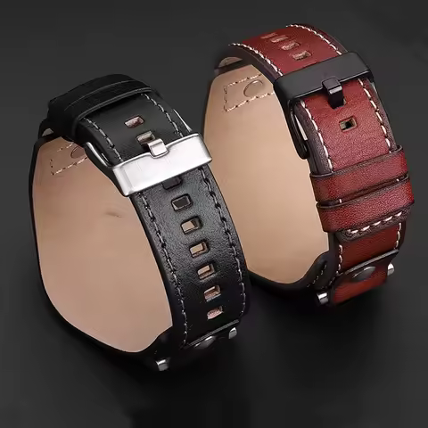 Cowhide strap For Fossil JR1157 Watchband 24mm Men Watch Strap High Quality Leather Bracelet Retro S