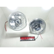 Headlamp head lamp round crystal headlight 7in suzuki jimny katana