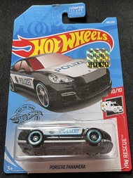 Hot Wheels - Factory Sealed - HW Rescue - Porsche Panamera Black (FS5)