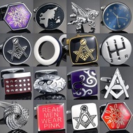 Luxury French Shirt Cufflink Earth Map/Round/Gear/Cloud Cufflinks for Men's Shirt CUFF Button Pins b