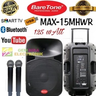 Speaker Aktif Baretone 15 MHWR bluetooth speaker Baretone 15 inch Free