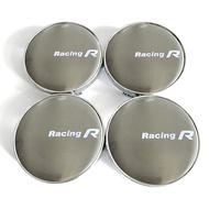 4pc 60mm Enkei Plaid Shading Sticker Car Wheel Centre Sport Rim Cap Fit for Enkei Wheel