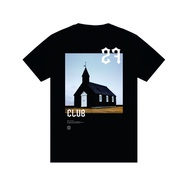 Club27 Men's T-Shirt Church Black Distro