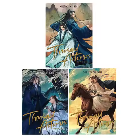 Volume 1-3 English Comic Novel Thousand Autumns - Qian Qiu - Meng Xi Shi Chinese BL Manhwa Chinese A