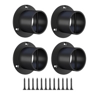4Pcs Rope End Snap with Cross Screw Corrosion Resistant Universal Simple Installation Rail Support C