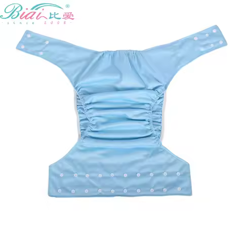 Ice Silk Wahable Adult Cloth Diapers Reusable Diaper Pants for Adults Adjustable Nappy Pocket Waterp