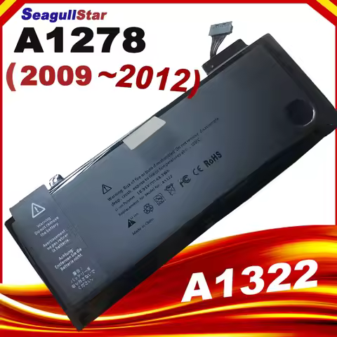10.95V 65.5Wh A1322 Laptop Battery For Apple MacBook Pro 13 Inch A1278 (2009-2012)