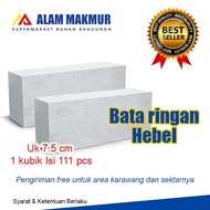 Platinum hebel/bata ringan uk 7.5 cm (Khusus area karwang, subang