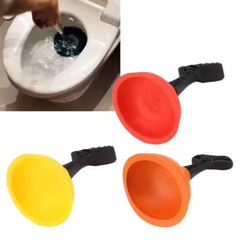 Bathroom Cup Plunger Plunger Plunger Powerful Slip Proof Handle Efficient Small Drain Plunger for To