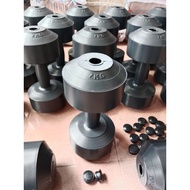 7kg empty dumbbell barbell without filling 7kg empty dumbbell Cover/ (with lid)