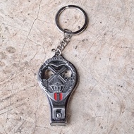 GANTUNGAN Amsterdam Dutch Holland Nail Clipper Keychain European Souvenir Full Metal