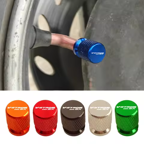 2PCS Motorcycle Valve Cap For SUZUKI V-Strom 250 V Strom SX DL250 2017 2018 2019 2020 2021 2022 2023