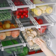 AT-🛫Hanging Refrigerator Storage Drawer Vegetable Refrigerator Organizing Crisper Storage Box Egg Storage Box Wholesale