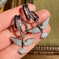 Hi Onion原創雌鷹原創小眾個性設計高級感耳掛耳夾耳環耳釘耳骨夾