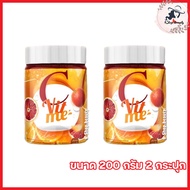 NEW C VIT ME นิว ซีวิทมี วิตามินซีชงดื่ม วิตซีส้มเลือด วิตซีสด [ขนาด 200 กรัม ] [2 กระปุก]