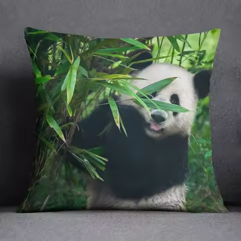 Bamboo Forest Pattern Series Pillow Gift Home Office Decoration Bedroom Sofa Car Cushion Cover case 