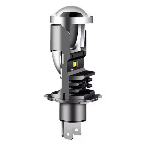 1pcs For Yamaha FZ6N Motorcycle H4 LED Lens Headlight Accessories CANbus 4800lm High Low Beam HS1 90